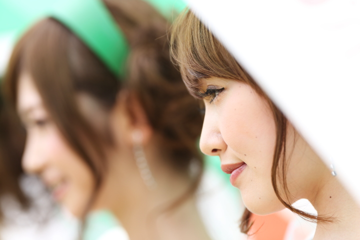 ピットウォーク: レースクイーン