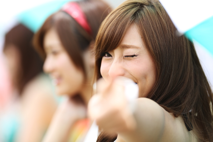 ピットウォーク: レースクイーン