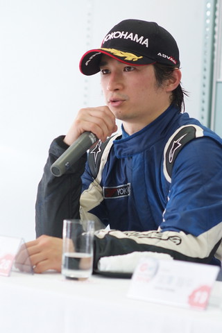 決勝記者会見: Nクラス3位の山口大陸（TAIROKU EXCEED）