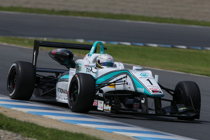 予選2位は勝田貴元（PETRONAS TEAM TOM'S F312）