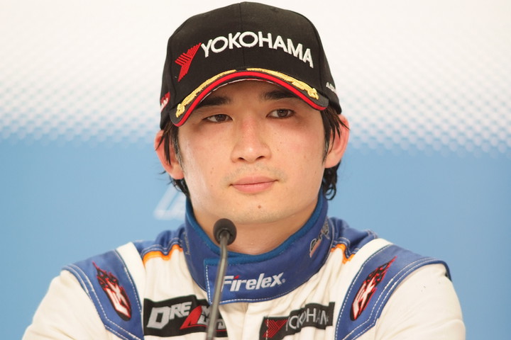 決勝記者会見: Nクラス3位の山口大陸（TAIROKU EXCEED）