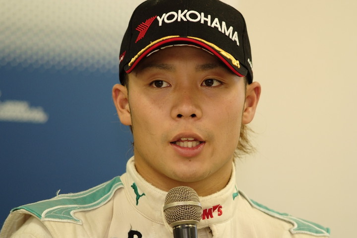 決勝記者会見: 3位の勝田貴元（PETRONAS TEAM TOM'S）