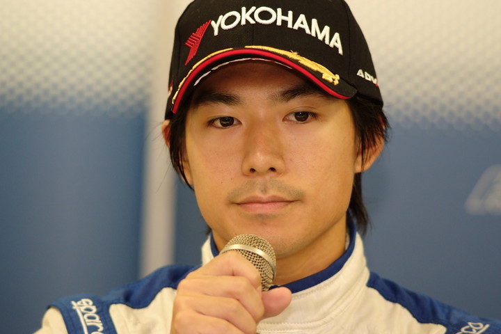 決勝記者会見: Nクラス2位の湯澤翔平（KCMG）