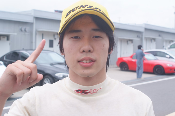 優勝した平木湧也（SUCCEED SPORTS F108）