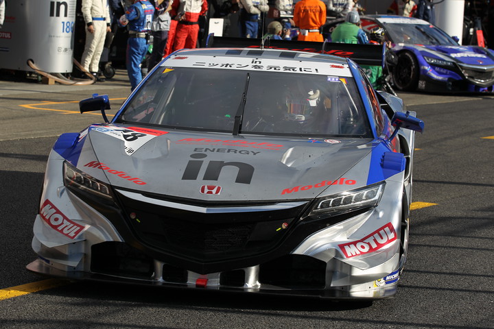 GT500クラス予選3位は山本尚貴／伊沢拓也組（ウイダー モデューロ NSX CONCEPT-GT）