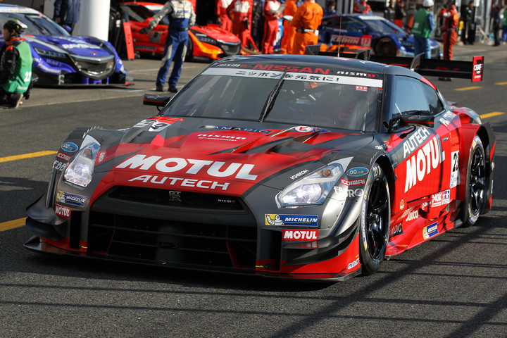 GT500クラスポールポジションは松田次生／ロニー・クインタレッリ組（MOTUL AUTECH GT-R）
