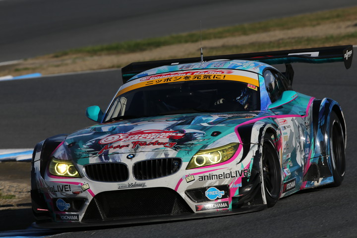 GT300クラス決勝3位は谷口信輝／片岡龍也組（300: グッドスマイル初音ミクZ4）