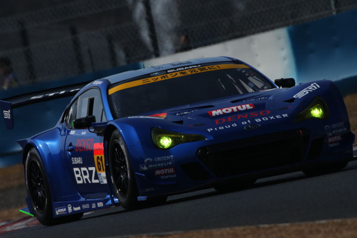 公式テスト岡山: 佐々木孝太／井口卓人組（GT300:SUBARU BRZ R&D SPORT）