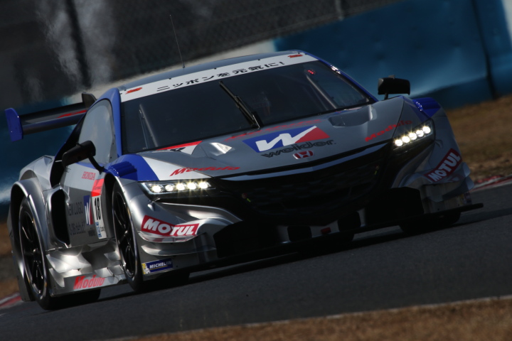 公式テスト岡山: 山本尚貴／ジャン・カール・ベルネ組（GT500:ウイダー モデューロ NSX CONCEPT-GT）