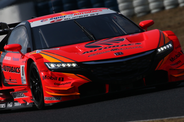 公式テスト岡山: ヴィンタントニオ・リウッツィ／松浦孝亮組（GT500:ARTA NSX CONCEPT-GT）