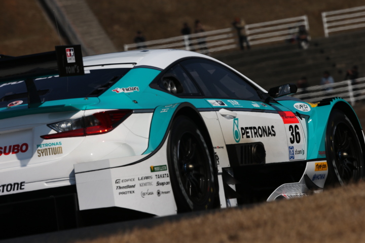 公式テスト岡山: 中嶋一貴／ジェームス・ロシター／平川亮組（GT500:PETRONAS TOM'S RC F）