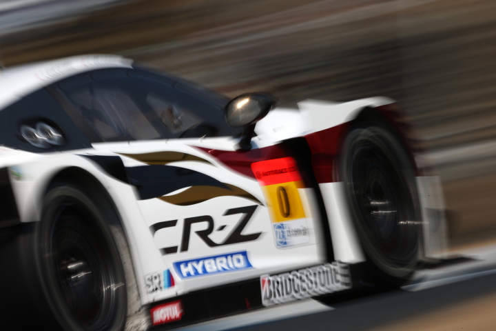 公式テスト岡山: 中山友貴／野尻智紀組（GT300:MUGEN CR-Z GT）