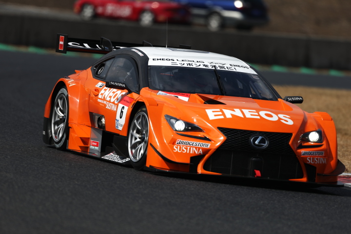 公式テスト岡山: 大嶋和也／国本雄資組（GT500:ENEOS SUSTINA RC F）
