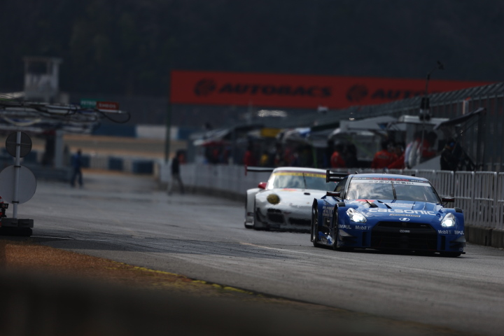 公式テスト岡山: 安田裕信／ジョアオ・パオロ・デ・オリベイラ組（GT500:カルソニックIMPUL GT-R）