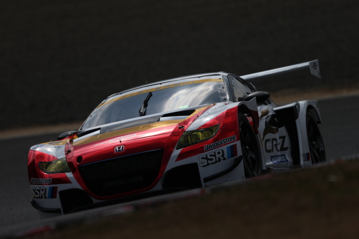 公式テスト岡山: 中山友貴／野尻智紀組（GT300:MUGEN CR-Z GT）