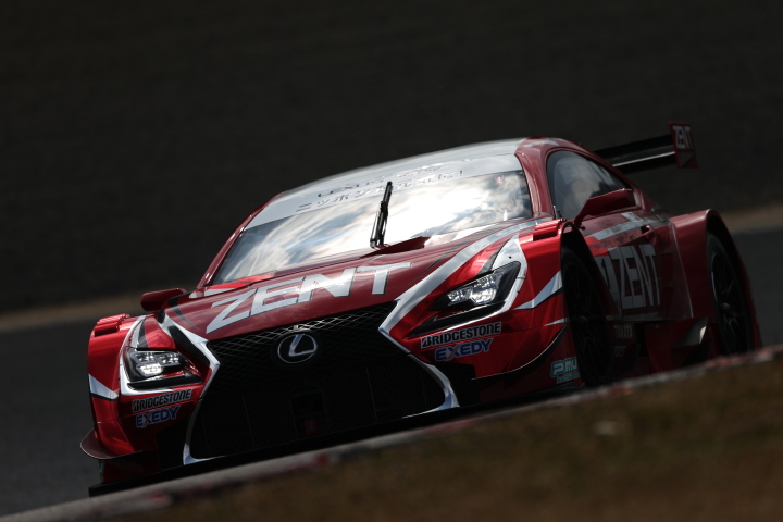 公式テスト岡山: 立川祐路／平手晃平組（GT500:ZENT CERUMO RC F）