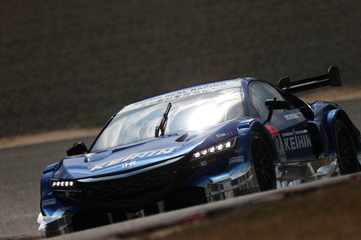 公式テスト岡山: 塚越広大／金石年弘組（GT500:KEIHIN NSX CONCEPT-GT）