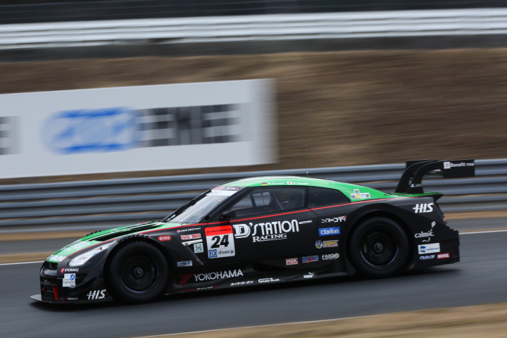 公式テスト岡山: ミハエル・クルム／佐々木大樹組（GT500:D'station ADVAN GT-R）