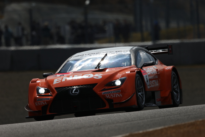 公式テスト岡山: 大嶋和也／国本雄資組（GT500:ENEOS SUSTINA RC F）