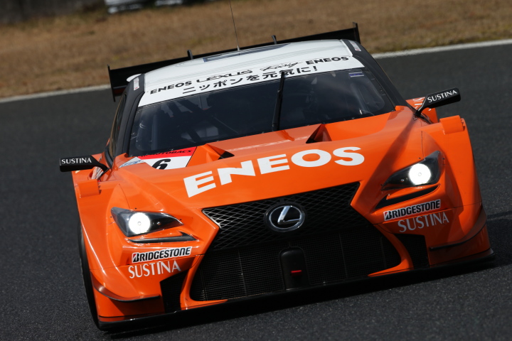 公式テスト岡山: 大嶋和也／国本雄資組（GT500:ENEOS SUSTINA RC F）