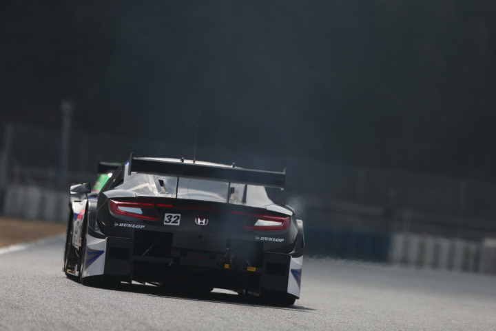 公式テスト岡山: 中嶋大祐／ベルトラン・バゲット組（GT500:Epson NSX CONCEPT-GT）