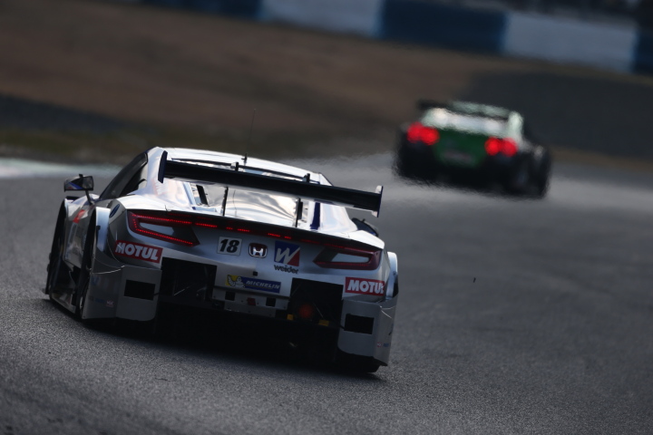 公式テスト岡山: 山本尚貴／ジャン・カール・ベルネ組（GT500:ウイダー モデューロ NSX CONCEPT-GT）