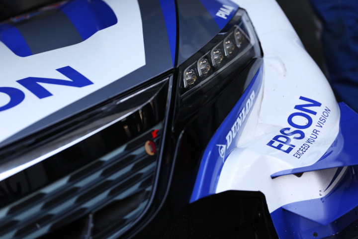 公式テスト岡山: 中嶋大祐／ベルトラン・バゲット組（GT500:Epson NSX CONCEPT-GT）