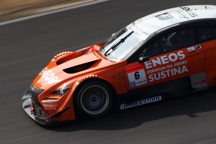 公式テスト岡山: 大嶋和也／国本雄資組（GT500:ENEOS SUSTINA RC F）