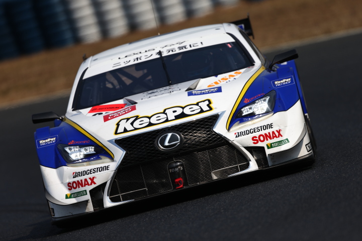 公式テスト岡山: 伊藤大輔／アンドレア・カルダレッリ組（GT500:KeePer TOM'S RC F）