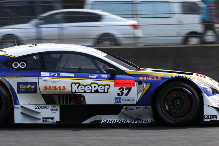 公式テスト岡山: 伊藤大輔／アンドレア・カルダレッリ組（GT500:KeePer TOM'S RC F）