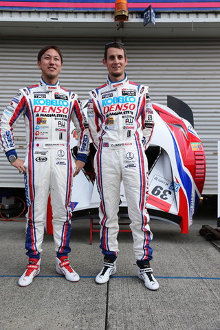 公式テスト岡山: 石浦宏明／オリバー・ジャービス組（GT500:DENSO KOBELCO RC F）