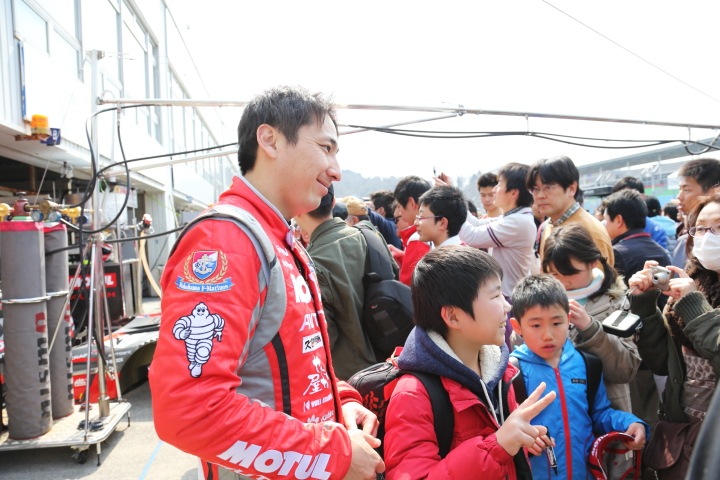 公式テスト岡山: 松田次生（GT500:MOTUL AUTECH GT-R）