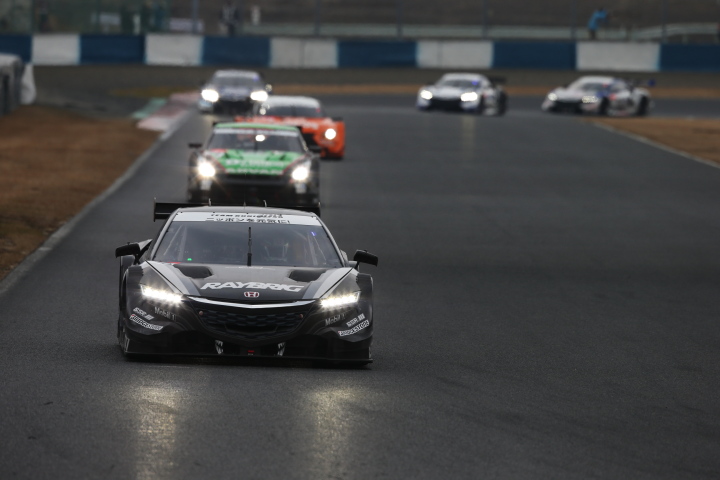 公式テスト岡山: 小暮卓史／武藤英紀組（GT500:RAYBRIG NSX CONCEPT-GT）