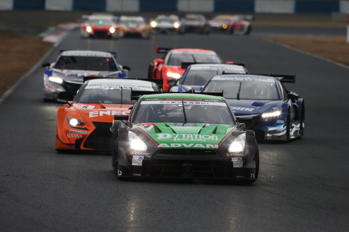 公式テスト岡山: ミハエル・クルム／佐々木大樹組（GT500:D'station ADVAN GT-R）