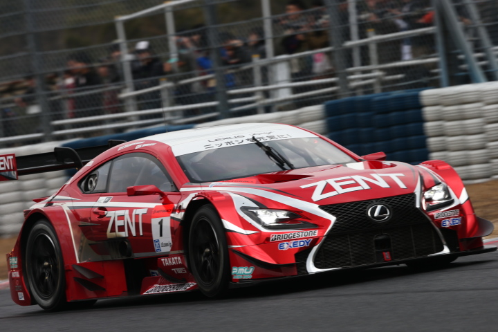 公式テスト岡山: 立川祐路／平手晃平組（GT500:ZENT CERUMO RC F）