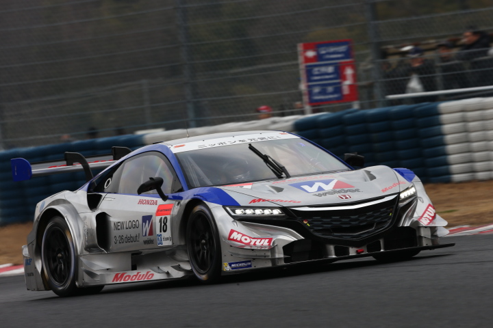 公式テスト岡山: 山本尚貴／ジャン・カール・ベルネ組（GT500:ウイダー モデューロ NSX CONCEPT-GT）