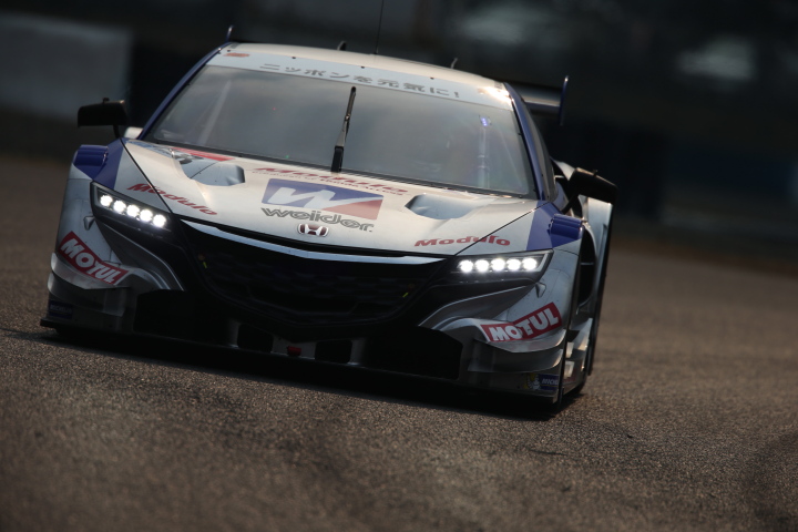 公式テスト岡山: 山本尚貴／ジャン・カール・ベルネ組（GT500:ウイダー モデューロ NSX CONCEPT-GT）