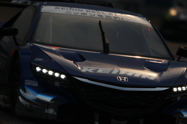 公式テスト岡山: 塚越広大／金石年弘組（GT500:KEIHIN NSX CONCEPT-GT）