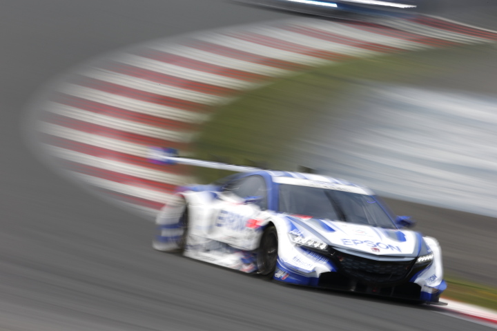 公式練習: 中嶋大祐／ベルトラン・バゲット組（GT500:Epson NSX CONCEPT-GT）