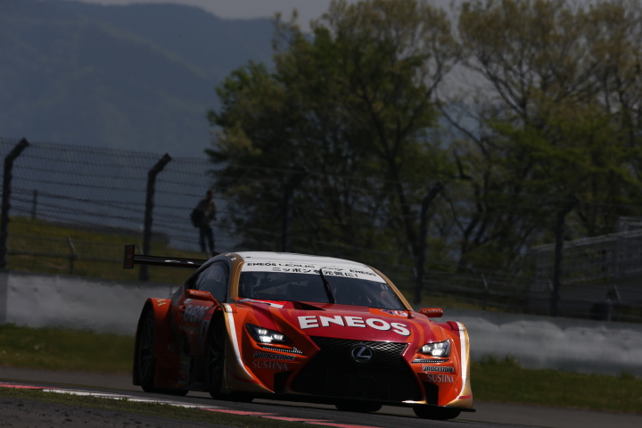 公式練習: 大嶋和也／国本雄資組（GT500:ENEOS SUSTINA RC F）