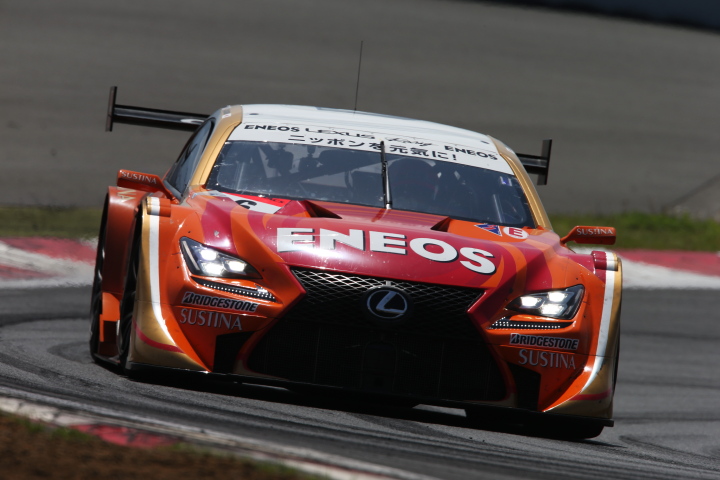 公式練習: 大嶋和也／国本雄資組（GT500:ENEOS SUSTINA RC F）