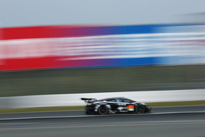 ノックアウト予選: 細川慎弥／山西康司組（GT300:クリスタルクロコ ランボルギーニ GT3）