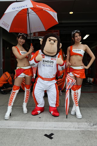 ピットウォーク: レースクイーン