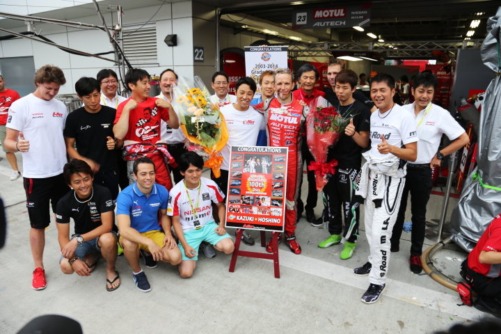 GTキッズウォーク: 星野一樹、GT参戦100戦記念セレモニー