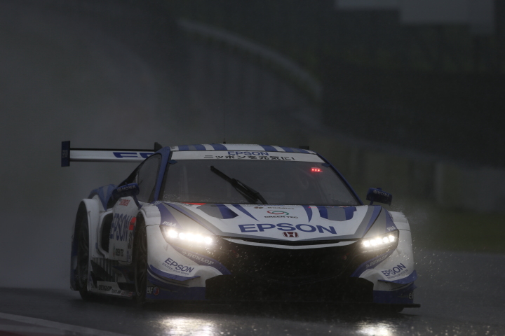 フリー走行: 中嶋大祐／ベルトラン・バゲット組（GT500:Epson NSX CONCEPT-GT）