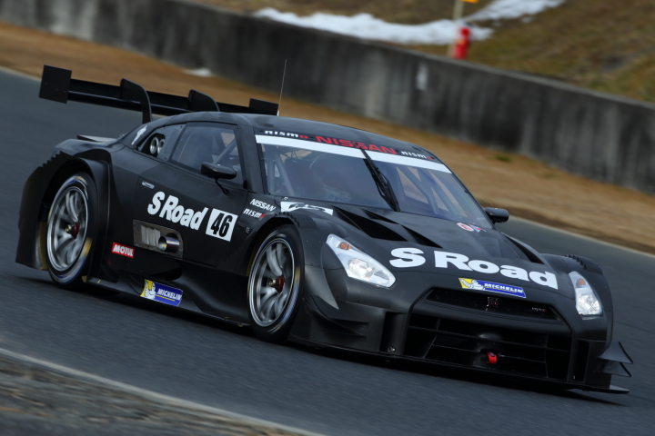 岡山スーパーGTテスト: 柳田真孝（NISSAN GT-R）