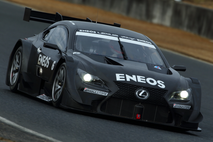 岡山スーパーGTテスト: 大嶋和也（LEXUS RC F）