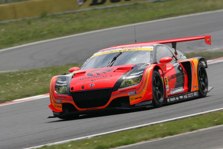 ノックアウト予選: GT300クラス3位の高木真一／小林崇志組（ARTA CR-Z GT）
