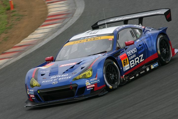 GT300クラストップタイムは佐々木孝太／井口卓人組（SUBARU BRZ R&D SPORT）