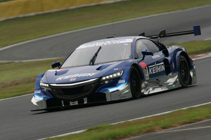 GT500クラスポールポジションは塚越広大／金石年弘組（KEIHIN NSX CONCEPT-GT）